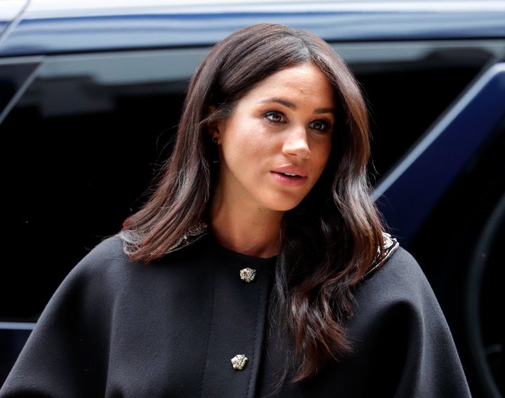 Meghan Markle in March 2019, when she was pregnant with her son, Archie.