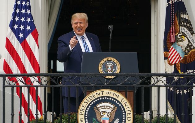 Donald Trump à la Maison Blanche à Washington, le 10 octobre