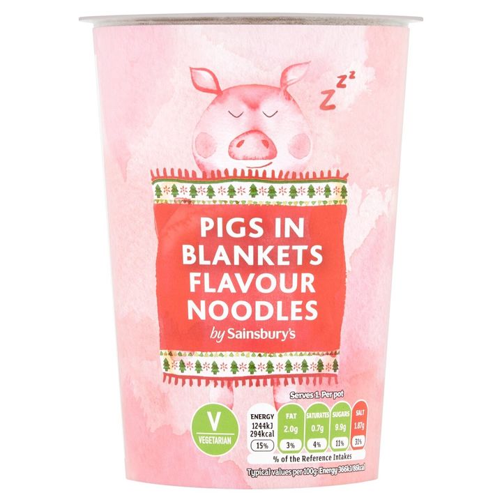 Sainsbury's Pigs In Blankets Flavour Noodles