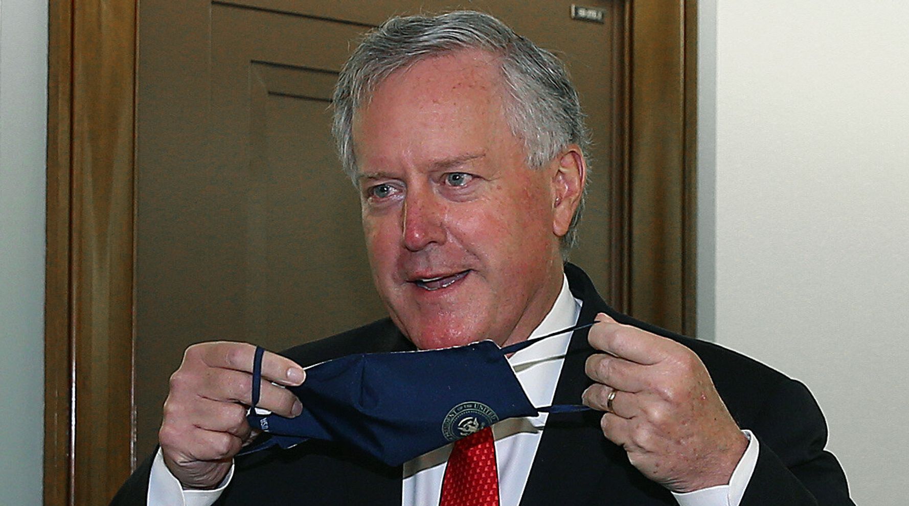 Disdainful Mark Meadows Refuses Reporter Request To Put On His Face Mask