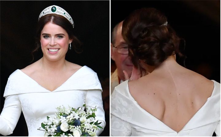 Princess Eugenie on her wedding day on Oct. 12, 2018. 