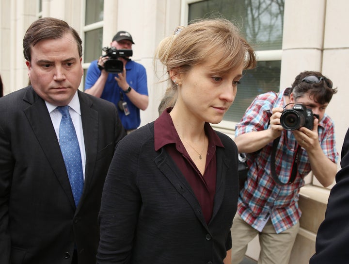 Allison Mack, who could face up to 15 years in prison, pleaded guilty in April 2019 to racketeering charges i