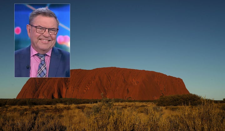 'The Project' panelist Steve Price had his co-hosts shaking their heads over his comments on taking home a piece of Uluru: "it's just a rock."