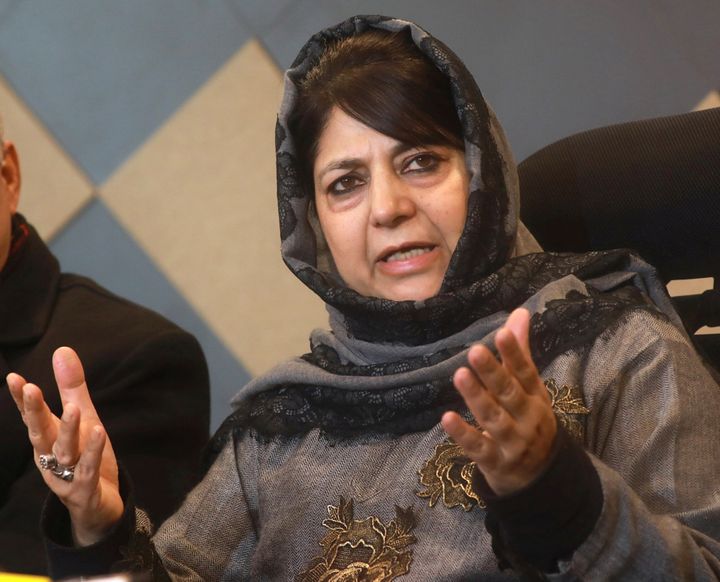 File image of former Jammu and Kashmir chief minister and PDP chief Mehbooba Mufti.