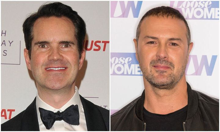 Jimmy Carr and Paddy McGuinness
