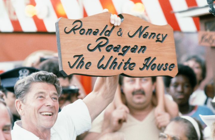 Κατά τη διάρκεια της προεκλογικής εκστρατείας στο Μίσιγκαν. 8 Αυγούστου 1980. 