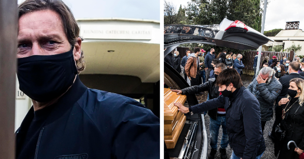 Addio Sceriffo Francesco Totti Piange Papa Enzo Ai Funerali In Chiesa 30 Persone L Huffpost
