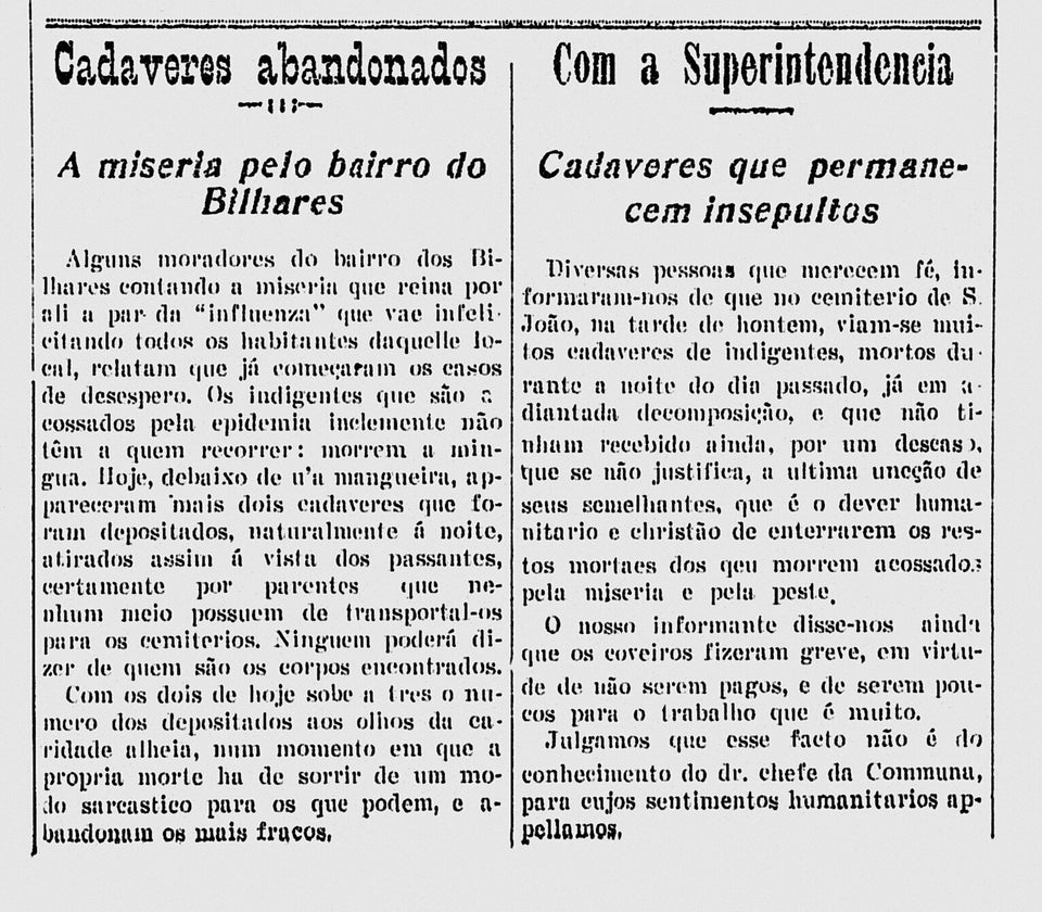 O jornal Imparcial, em 14 de novembro de 1918, portanto imediatamente antes das eleições,...