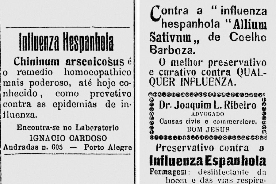 Negacionismo e fórmulas mágicas já existiam no Brasil de 1918, diante da gripe