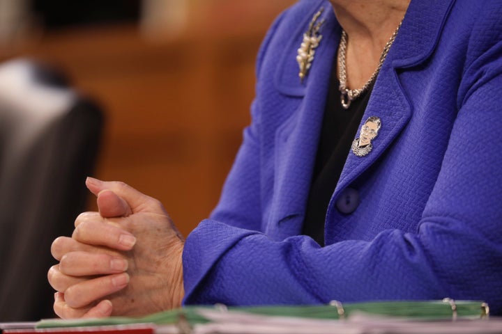 <i></i>Hirono on Monday, the first day of the Supreme Court confirmation hearings.