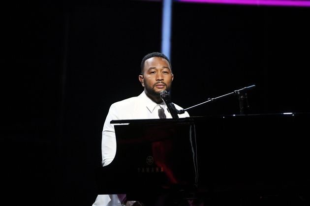 John Legend performs onstage at the 2020 Billboard Music Awards