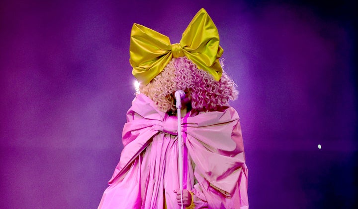 Sia performs onstage for the 2020 Billboard Music Awards, broadcast on October 14, 2020, at the Dolby Theatre in Los Angeles.