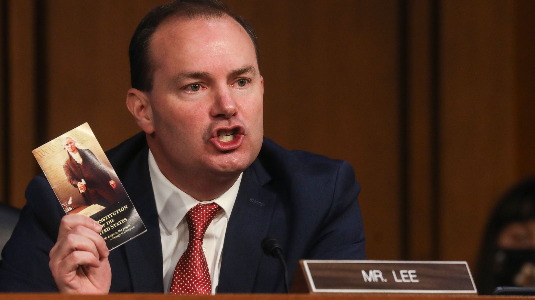 We Need To Talk About Sen. Mike Lee's Far-Right Pocket Constitution