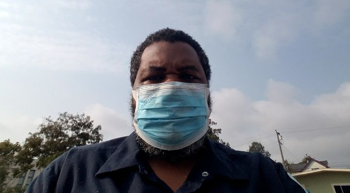 Michael Campbell, a school custodian in Berkeley, California, worries that if in-person classes resume, there will be no way to ensure everyone follows safety protocols.