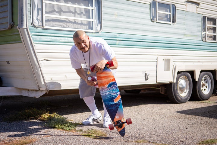 TikTok star Nathan Apodaca at his home in Idaho Falls, Idaho.