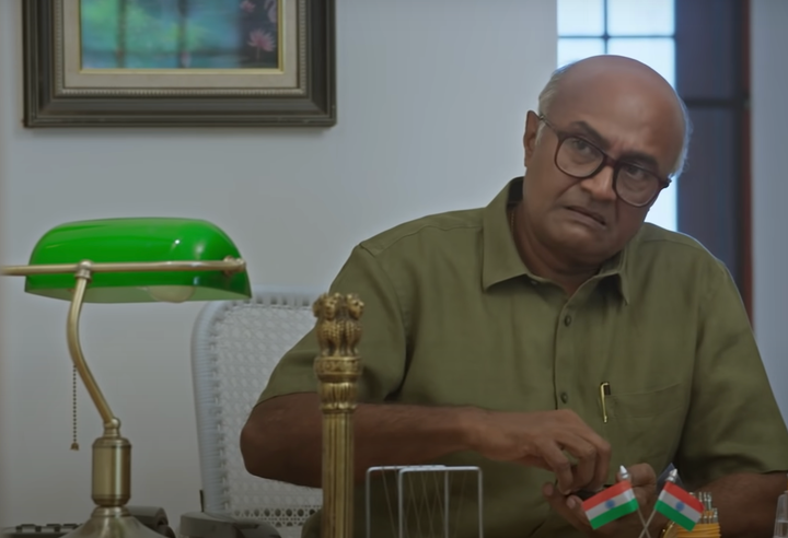 M.S. Bhaskar in a still from 'Putham Pudhu Kaalai'.