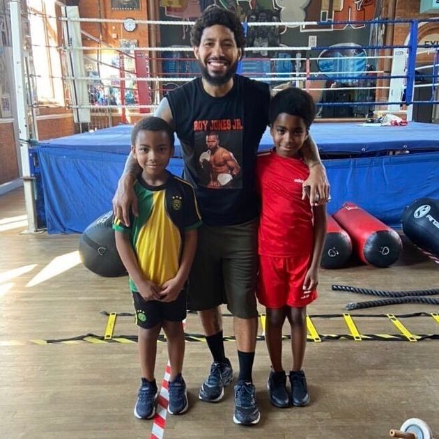 Ashley Theophane has been training kids through lockdown.