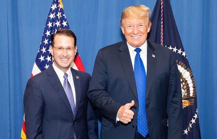 U.S. Attorney Michael Dunavant with President Donald Trump, who appointed him.