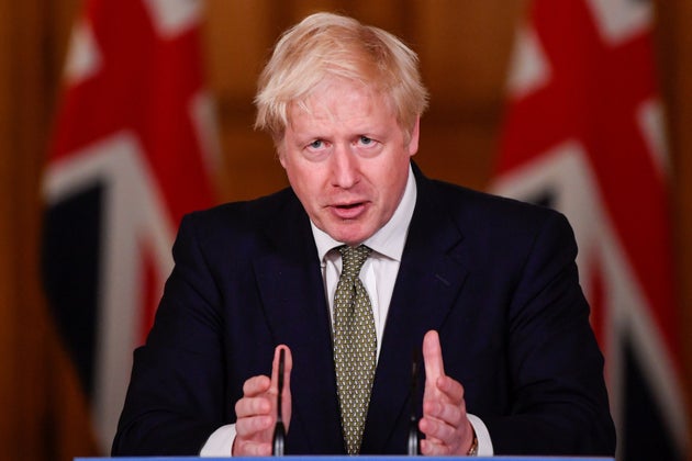 Prime Minister Boris Johnson during a media briefing in Downing Street, London, on coronavirus (COVID-19).