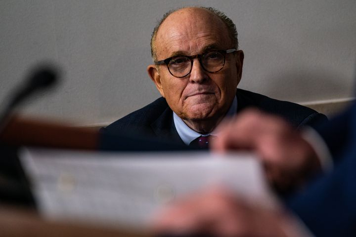 Former New York City Mayor Rudy Giuliani gave the New York Post a hard drive that allegedly contained Hunter Biden's emails.