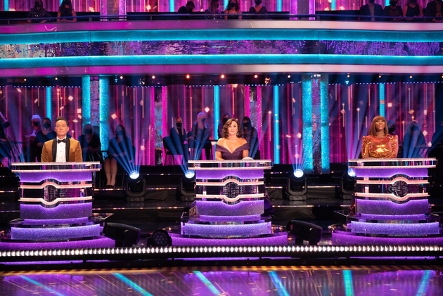 The Strictly judges (L-R) Craig Revel Horwood, Shirley Ballas and Motsi Mabuse.