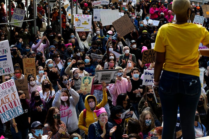 More protesters in New York City.