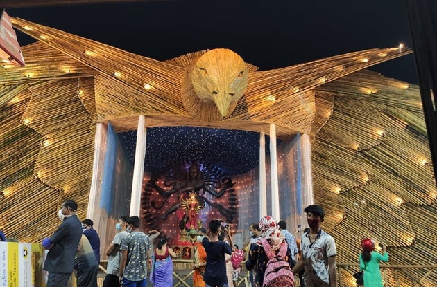 Chetla Agrani Club’s Durga Puja pandal this