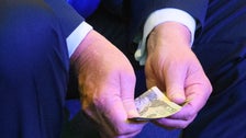 Trump Drops Money Into Church Collection Bucket And Twitter Makes Him Pay