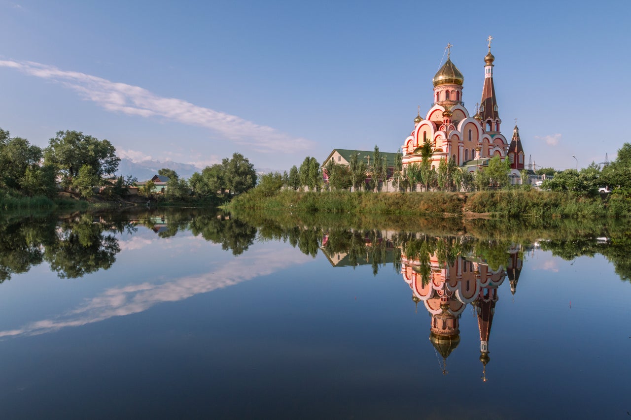 Scenery in Almaty, Kazakhstan