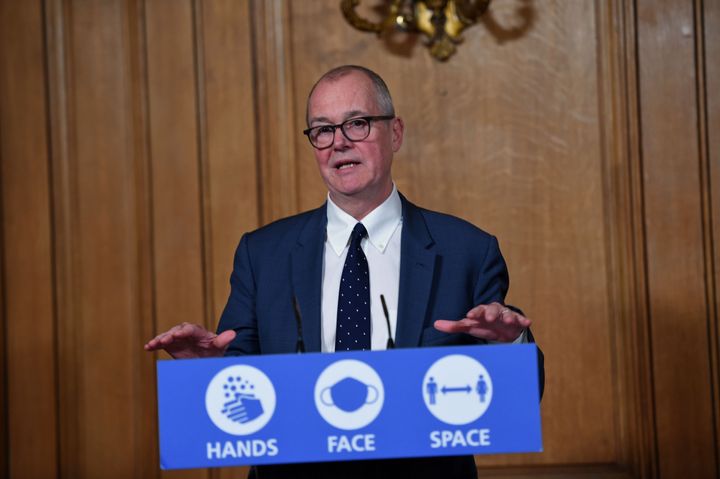 Chief scientific adviser Sir Patrick Vallance during a media briefing in Downing Street, London, on coronavirus (COVID-19).