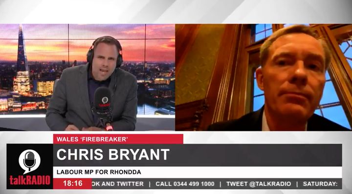 Labour MP Chris Bryant labelled Dan Wootton a "dangerous conspiracy theorist" during a row over lockdown measures. 
