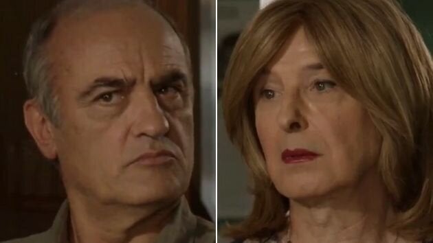 Francesc Orella (Merlí) y Manel Barceló (Quima), en la serie 'Merlí' de TV3.