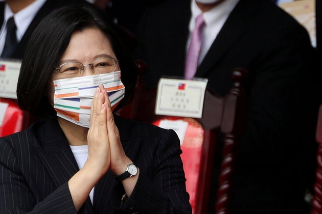 Tsai Ing-wen, en Taipei, en un acto del d&iacute;a nacional, el pasado 10 de
