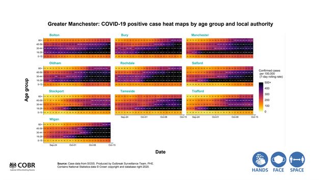 Government coronavirus data presented by Van-Tam at the No.10 briefing