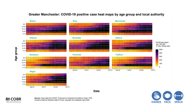 Government coronavirus data presented by Van-Tam at the No.10 briefing