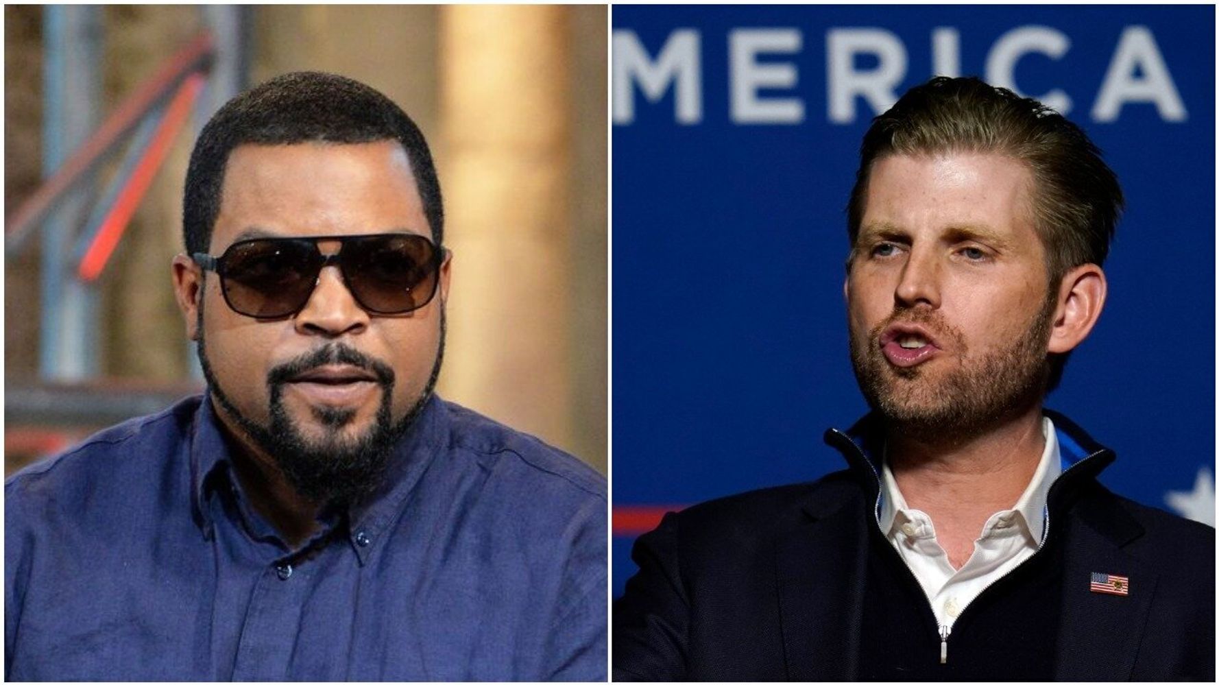 Ice Cube Burns Eric Trump For Tweeting Fake Photo Of Him And 50 Cent