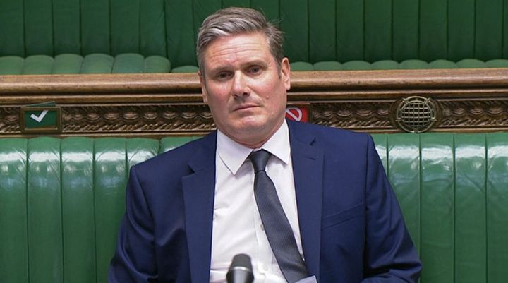 Labour leader Keir Starmer in the House of Commons, London.