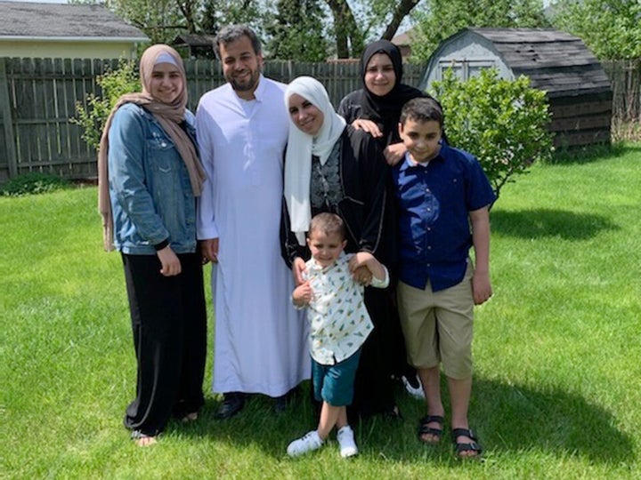 Deanna Othman and her family during Eid in 2019.