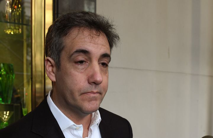 Michael Cohen, the former personal lawyer for President Donald Trump, leaves his Park Avenue apartment May 6, 2019, to begin a three-year prison sentence. Cohen later was allowed to serve home confinement because of the coronavirus.