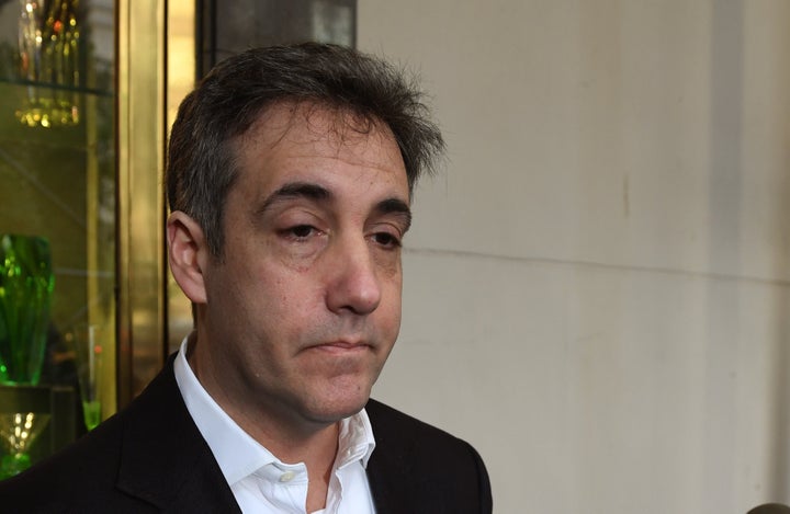 Michael Cohen, the former personal lawyer for President Donald Trump, leaves his Park Avenue apartment May 6, 2019, to begin a three-year prison sentence. Cohen later was allowed to serve home confinement because of the coronavirus.