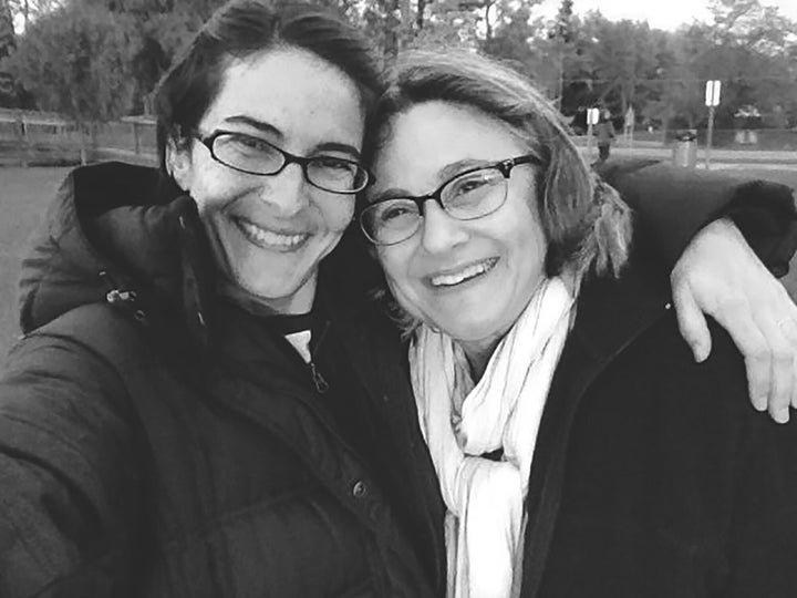 This 2013 image provided by Mary Belton, left, shows her with her mother Camellia Pisegna. Pisegna's family was expelled from