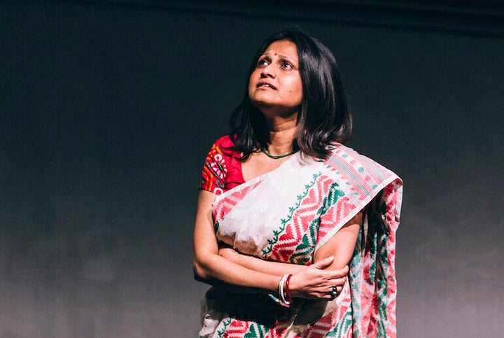 Leesa Gazi, who is also an actor, scriptwriter and filmmaker, runs an arts company called Komola Collective with three other female artists.