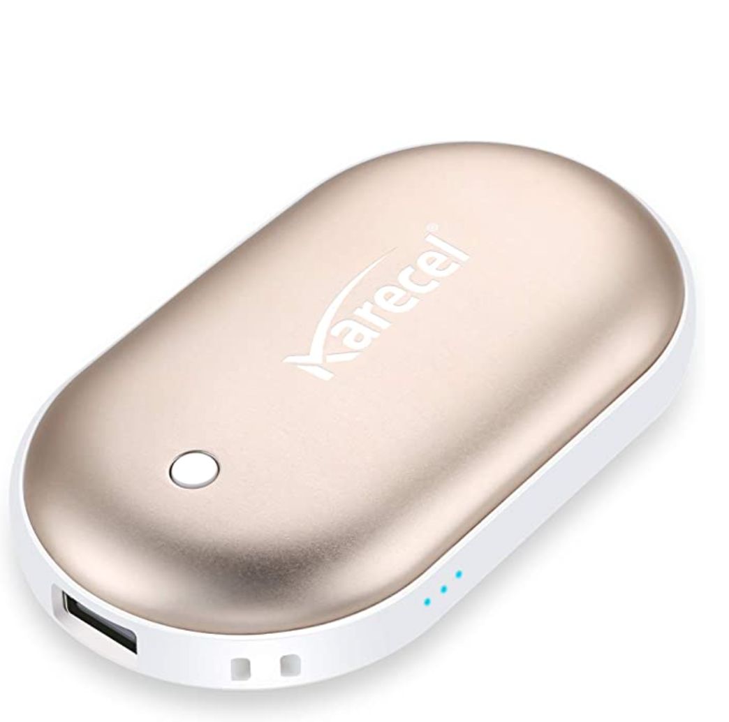 5200Mah Rose Gold USB Charger Pocket Electric Hand Warmer Rechargeable Heater 