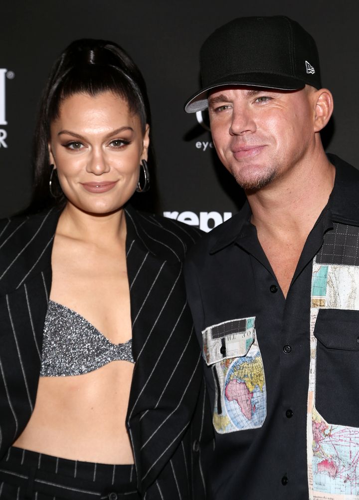 Jessie J and Channing Tatum pictured in January