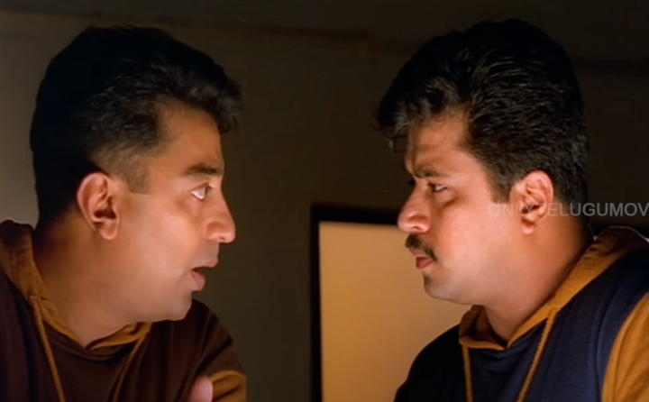 Kamal Haasan and Arjun in 'Kuruthipunal'.