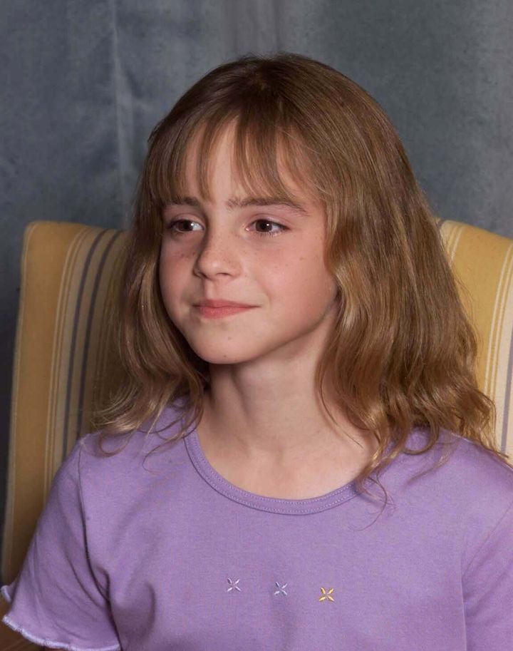 10歳の頃のエマ・ワトソン（2000年8月23日撮影）