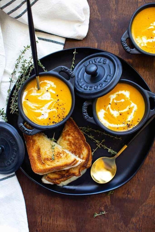 Roasted Butternut Squash Soup from Butter Be Ready