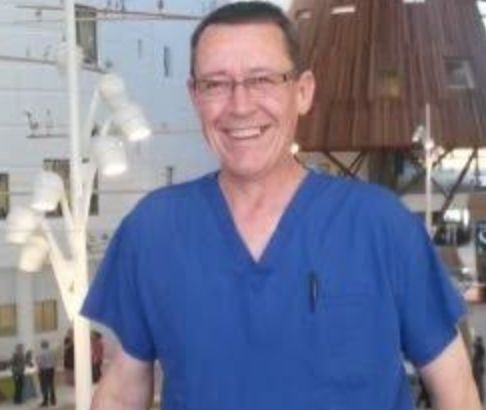 Graham Sabino, a clinical perfusionist who returned to the NHS from retirement to help out during the coronavirus crisis
