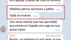 Así se ha vivido la moción en los chats de la ultraderecha: 
