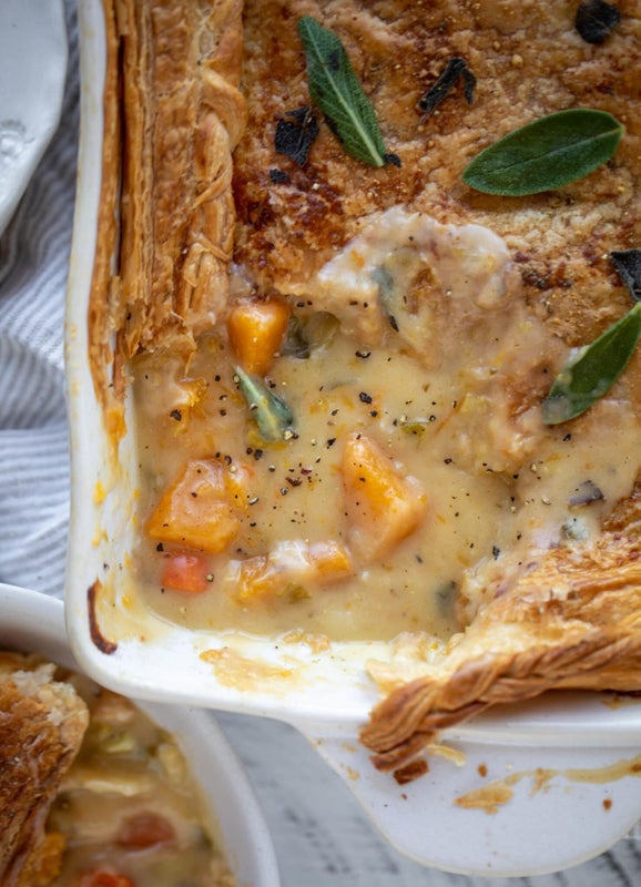 Loaded Butternut Squash Pot Pie from How Sweet Eats